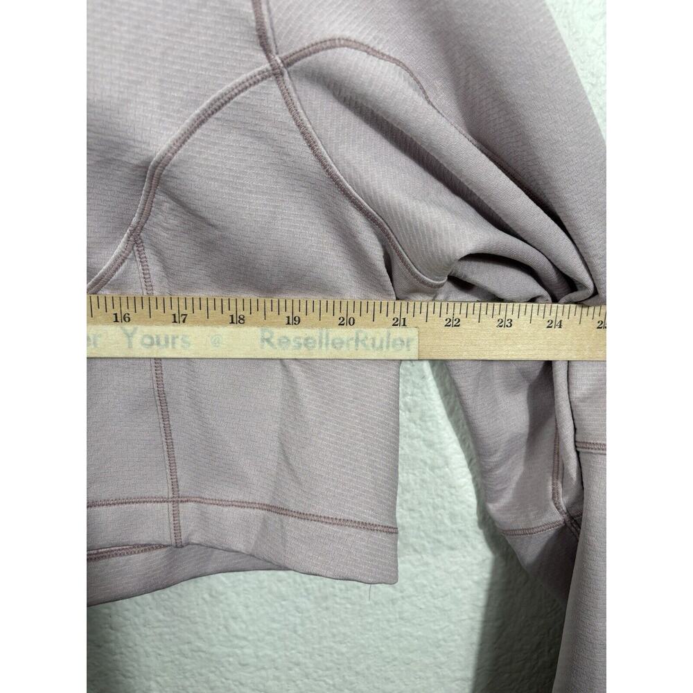 Lululemon Unleash Stength Crop Hoodie Womens Size L Light Purple Long Sleeve - Picture 5 of 9